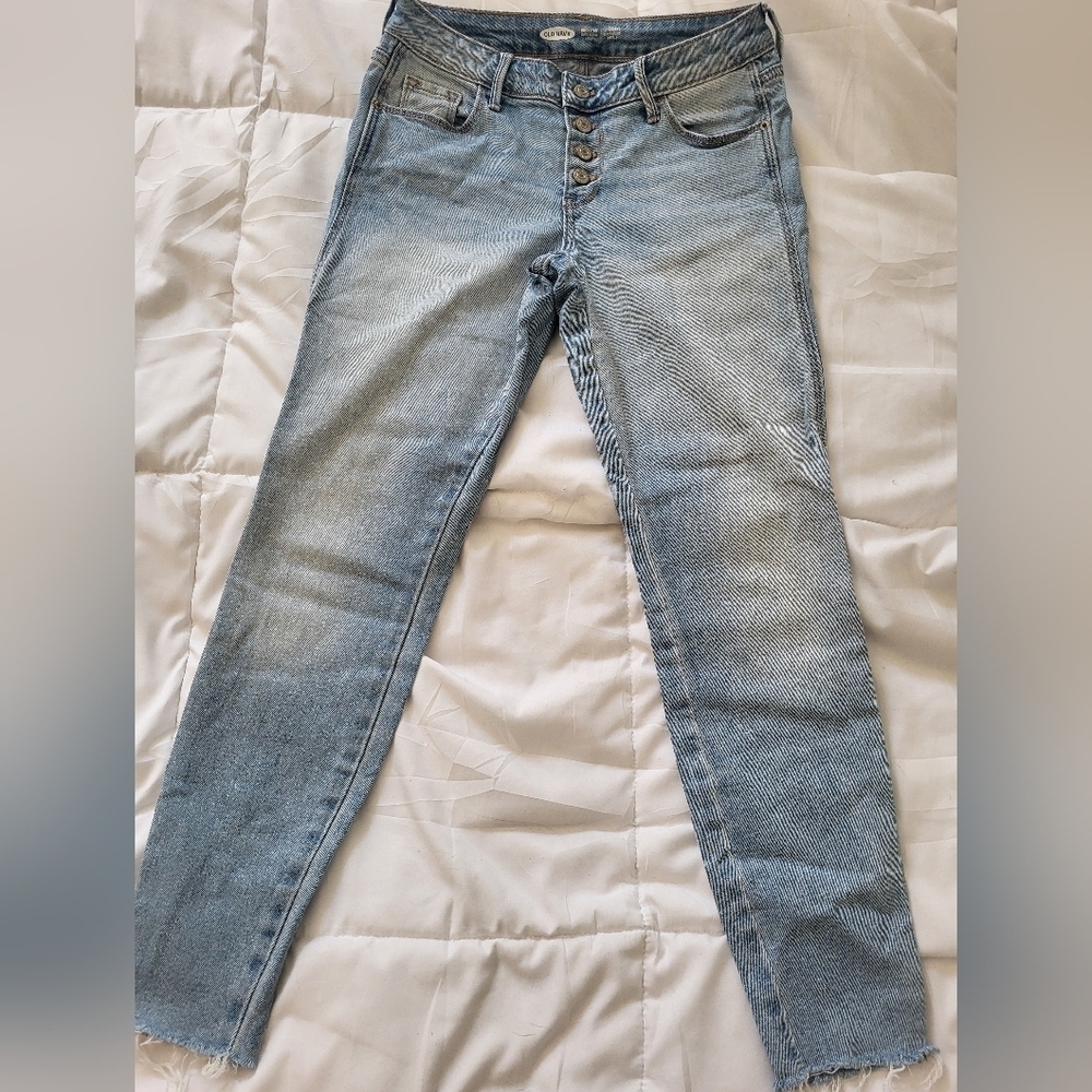 Old Navy button jeans